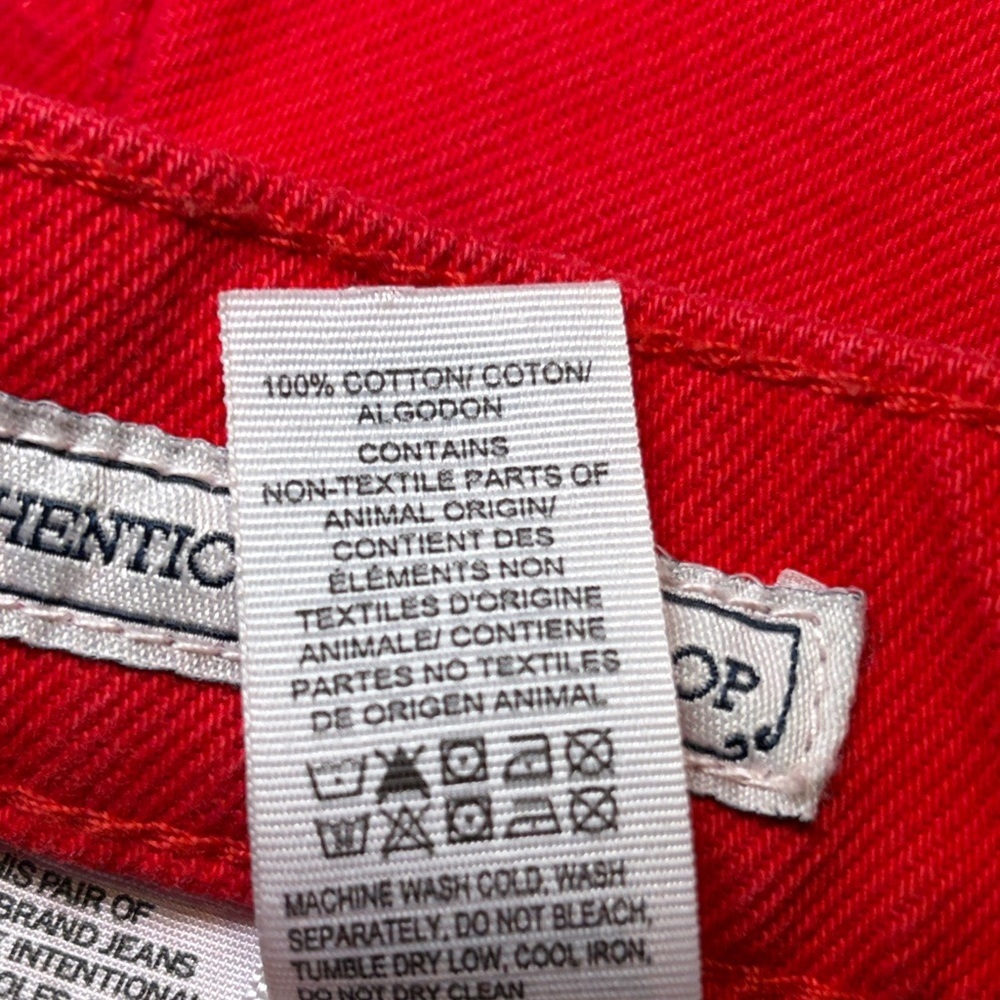 Lucky Brand Red Jean Shorts.  Size 00 - Picture 12 of 12